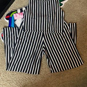 STRIPED 2-PIECE PANTS SET